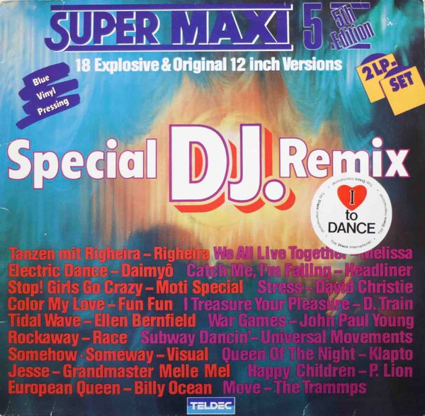 V/A : Super Maxi 5 (Special DJ. Remix) 2LP (Käyt. Blue)